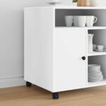 vidaXL Koliesko Čierna Železo a polypropylén