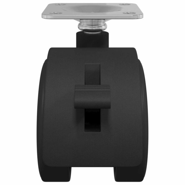 vidaXL Koliesko Čierna Železo a polypropylén – Obrázok 5