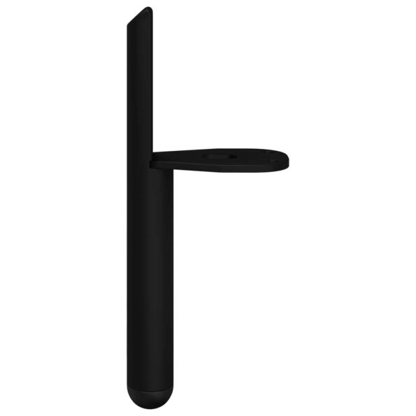 vidaXL Nohy nábytku 12 pcs Čierna 0 Železo – Obrázok 4