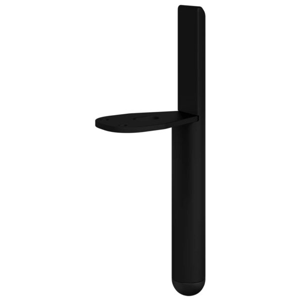 vidaXL Nohy nábytku 12 pcs Čierna 0 Železo – Obrázok 6