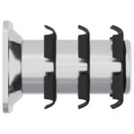 vidaXL Závitová vložka do trubky 12 pcs Čierna a strieborná – Obrázok 4