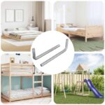 vidaXL Šesťhranný kľúč 2 pcs Strieborná 32 x 86 mm Oceľ