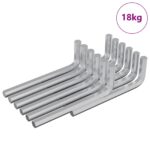 vidaXL Šesťhranný kľúč 1800 pcs Strieborná 32 x 86 mm Oceľ – Obrázok 2