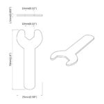 vidaXL Spanner 12 pcs Strieborná 13 mm Železo – Obrázok 7