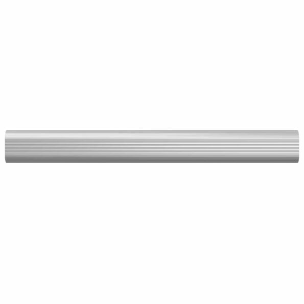 vidaXL Tyč do skrine 12 pcs Strieborná 264 x 15 x 29 mm – Obrázok 4