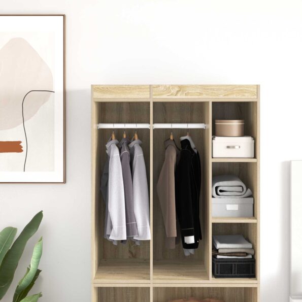 vidaXL Tyč do skrine 2 pcs Strieborná 764 x 15 x 29 mm – Obrázok 3