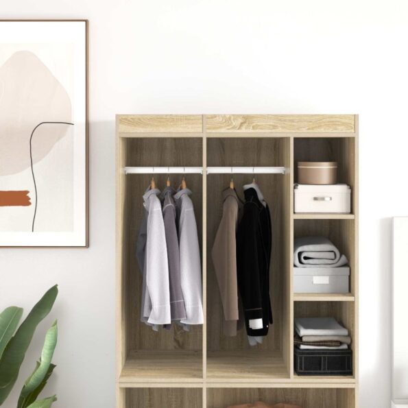 vidaXL Tyč do skrine 2 pcs Strieborná 764 x 15 x 29 mm – Obrázok 3