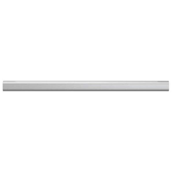 vidaXL Tyč do skrine 2 pcs Strieborná 472 x 15 x 29 mm – Obrázok 4