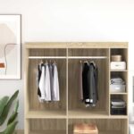 vidaXL Tyč do skrine 2 pcs Strieborná 764 x 15 x 29 mm – Obrázok 3