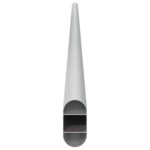 vidaXL Tyč do skrine 12 pcs Strieborná 864 x 15 x 29 mm – Obrázok 5