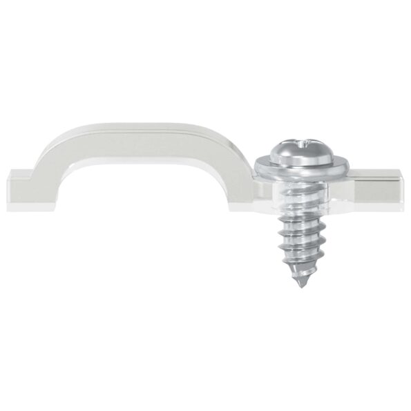 vidaXL LED páskové svorky 2 pcs Priehľadná 2 x 1 x 0.5 cm – Obrázok 3