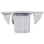 vidaXL Prúdová T-matica 2 pcs Strieborná M6 mm Oceľ – Obrázok 4