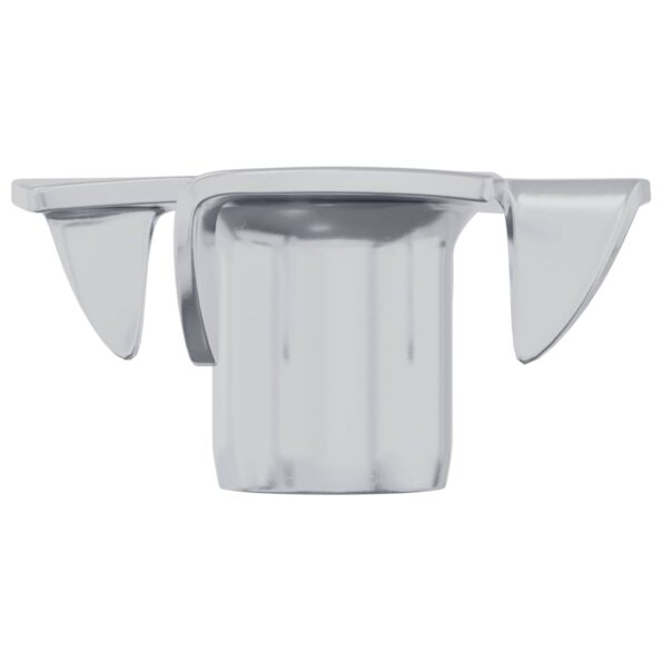 vidaXL Prúdová T-matica 2 pcs Strieborná M6 mm Oceľ – Obrázok 4