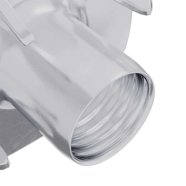 vidaXL Prúdová T-matica 2 pcs Strieborná M6 mm Oceľ – Obrázok 5