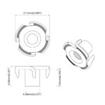 vidaXL Prúdová T-matica 12 pcs Strieborná M6 mm Oceľ – Obrázok 6