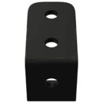 vidaXL Háčiky 2 pcs Čierna M5 x 110 mm Železo – Obrázok 3