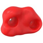 vidaXL Lezecká chytka 2 pcs Červená 100 x 67 x 43 mm PP – Obrázok 2