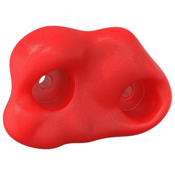 vidaXL Lezecká chytka 2 pcs Červená 100 x 67 x 43 mm PP – Obrázok 2