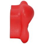 vidaXL Lezecká chytka 2 pcs Červená 100 x 67 x 43 mm PP – Obrázok 4