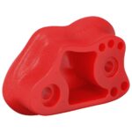 vidaXL Lezecká chytka 2 pcs Červená 100 x 67 x 43 mm PP – Obrázok 5