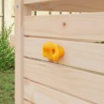 vidaXL Lezecká chytka 2 pcs Žltá 100 x 67 x 43 mm PP