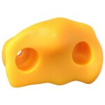 vidaXL Lezecká chytka 2 pcs Žltá 100 x 67 x 43 mm PP – Obrázok 2