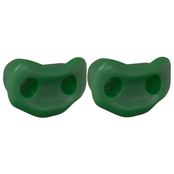 vidaXL Lezecká chytka 2 pcs Zelená 100 x 67 x 43 mm PP – Obrázok 2