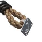 vidaXL Lezecké lano Hnedá 305 cm Nylón – Obrázok 7