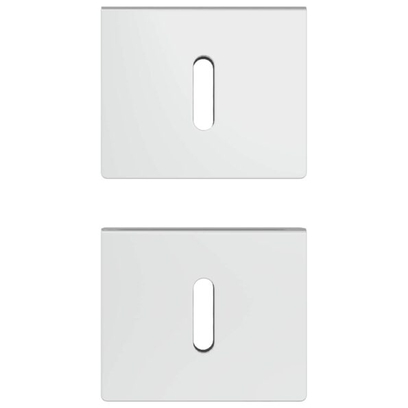 vidaXL Držiak na zrkadlo 2 pcs Niklová 35 x 30 x 8,3 mm Oceľ – Obrázok 4