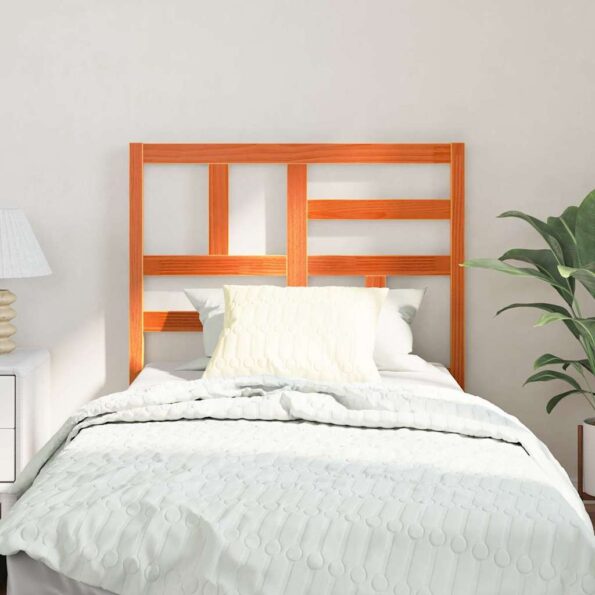 vidaXL Čelňa postele Voskovo hnedá 80.5 x 4 x 104 cm Borovicový masív – Obrázok 3