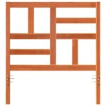 vidaXL Čelňa postele Voskovo hnedá 80.5 x 4 x 104 cm Borovicový masív – Obrázok 4