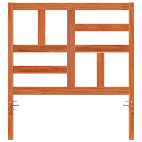 vidaXL Čelňa postele Voskovo hnedá 80.5 x 4 x 104 cm Borovicový masív – Obrázok 4