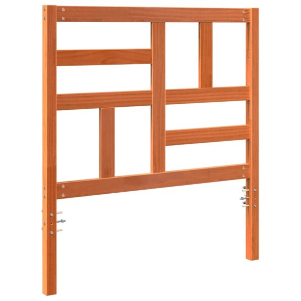 vidaXL Čelňa postele Voskovo hnedá 80.5 x 4 x 104 cm Borovicový masív – Obrázok 6