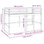 vidaXL Pohodlná posteľ Včelí hnedý 90 x 190 cm – Obrázok 10