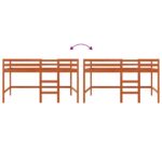 vidaXL Pohodlná posteľ Včelí hnedý 90 x 190 cm – Obrázok 8