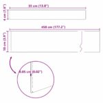 vidaXL Záhradné obruby 4 pcs Hrdzavý 450 x 10 cm – Obrázok 7