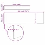 vidaXL Záhradné obruby 4 pcs Strieborná 450 x 15 cm Pozinkovaná oceľ – Obrázok 11