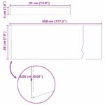 vidaXL Záhradné obruby Hrdzavý 450 x 20 cm – Obrázok 7