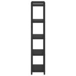 vidaXL Knižnica Čierny dub 40 x 30 x 153 cm Kompozitné drevo – Obrázok 6