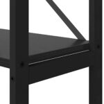 vidaXL Knižnica Čierny dub 40 x 30 x 153 cm Kompozitné drevo – Obrázok 8