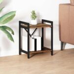 vidaXL Knižnica Staré drevo 40 x 30 x 48.5 cm Kompozitné drevo