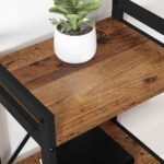 vidaXL Knižnica Staré drevo 40 x 30 x 48.5 cm Kompozitné drevo – Obrázok 4