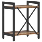 vidaXL Knižnica Staré drevo 40 x 30 x 48.5 cm Kompozitné drevo – Obrázok 7