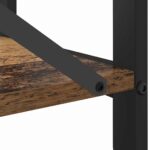 vidaXL Knižnica Staré drevo 40 x 30 x 48.5 cm Kompozitné drevo – Obrázok 9