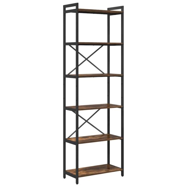 vidaXL Regál na knihy Dymová dub 60 x 30 x 189,5 cm Kompozitné drevo – Obrázok 2