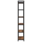 vidaXL Regál na knihy Dymová dub 60 x 30 x 189,5 cm Kompozitné drevo – Obrázok 6