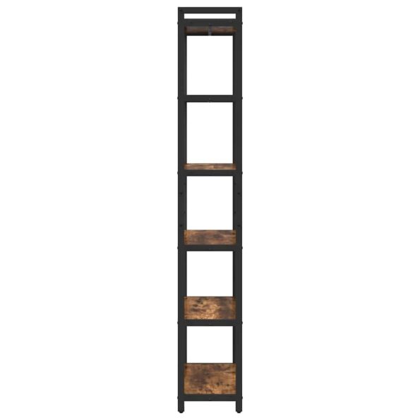 vidaXL Regál na knihy Dymová dub 60 x 30 x 189,5 cm Kompozitné drevo – Obrázok 6