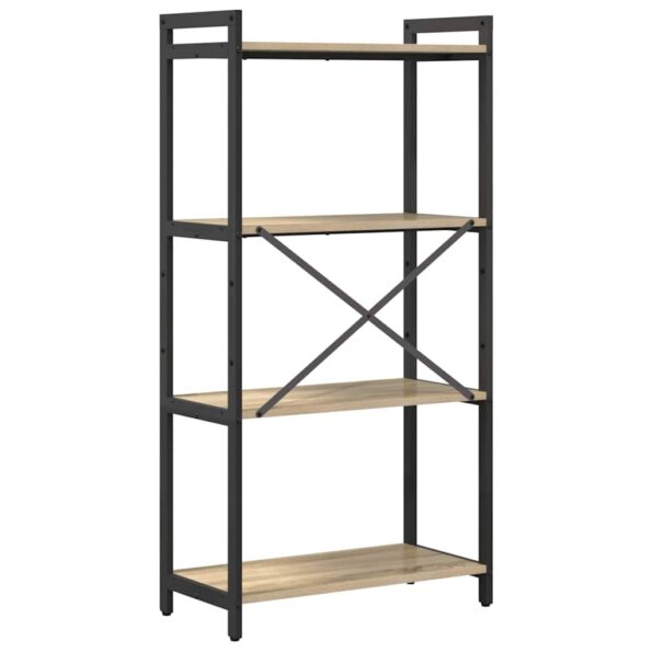 vidaXL Regál na knihy Sonoma dub 60 x 30 x 120 cm Kompozitné drevo – Obrázok 7