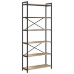 vidaXL Knižnica dub sonoma 80 x 30 x 188 cm Kompozitné drevo – Obrázok 2