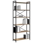 vidaXL Knižnica dub artisan 80 x 30 x 188 cm Kompozitné drevo – Obrázok 3